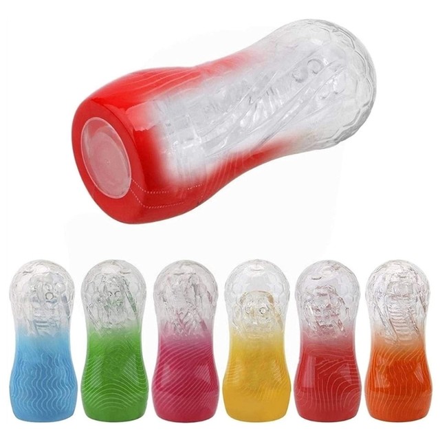 Male Masturbators Realistic Channel Spinner Cup Masturbating Sex