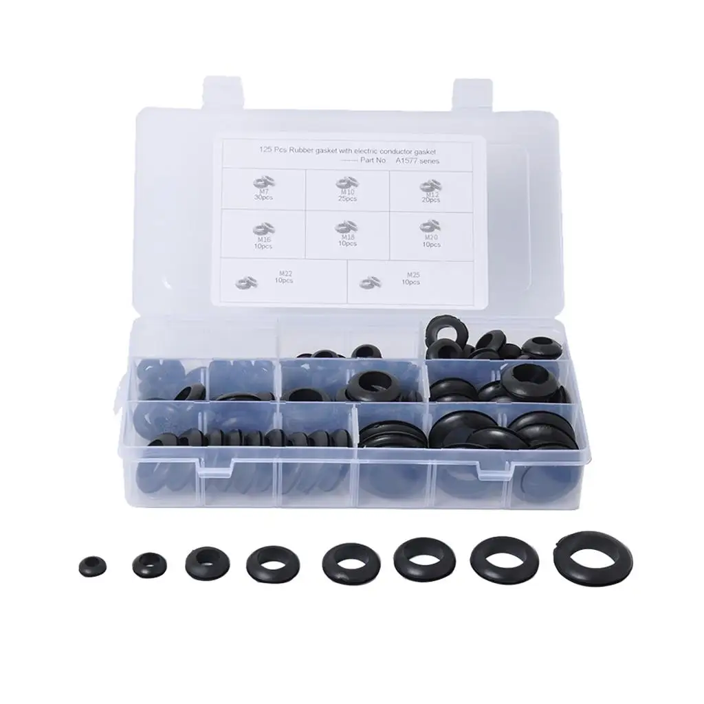120 Pieces O Set Rubber Seals Gasket Tap Washer Assortment
