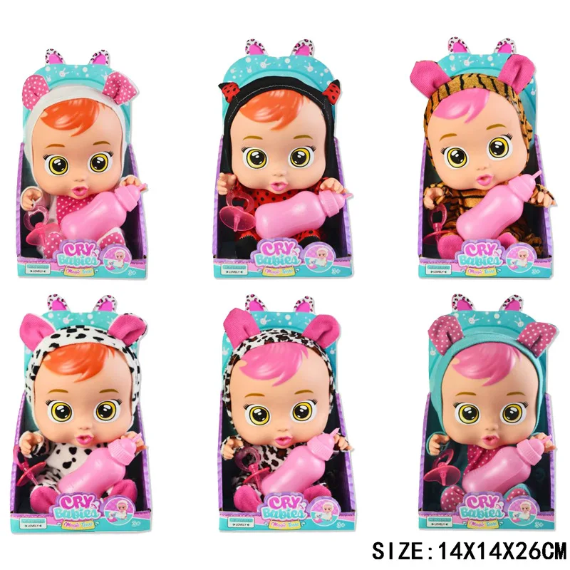 japanese dolls Fashion 2022 11-inch vinyl crying doll 9-inch surprise dolls will make sound and cry toys dolls for girls and boys ken barbie doll