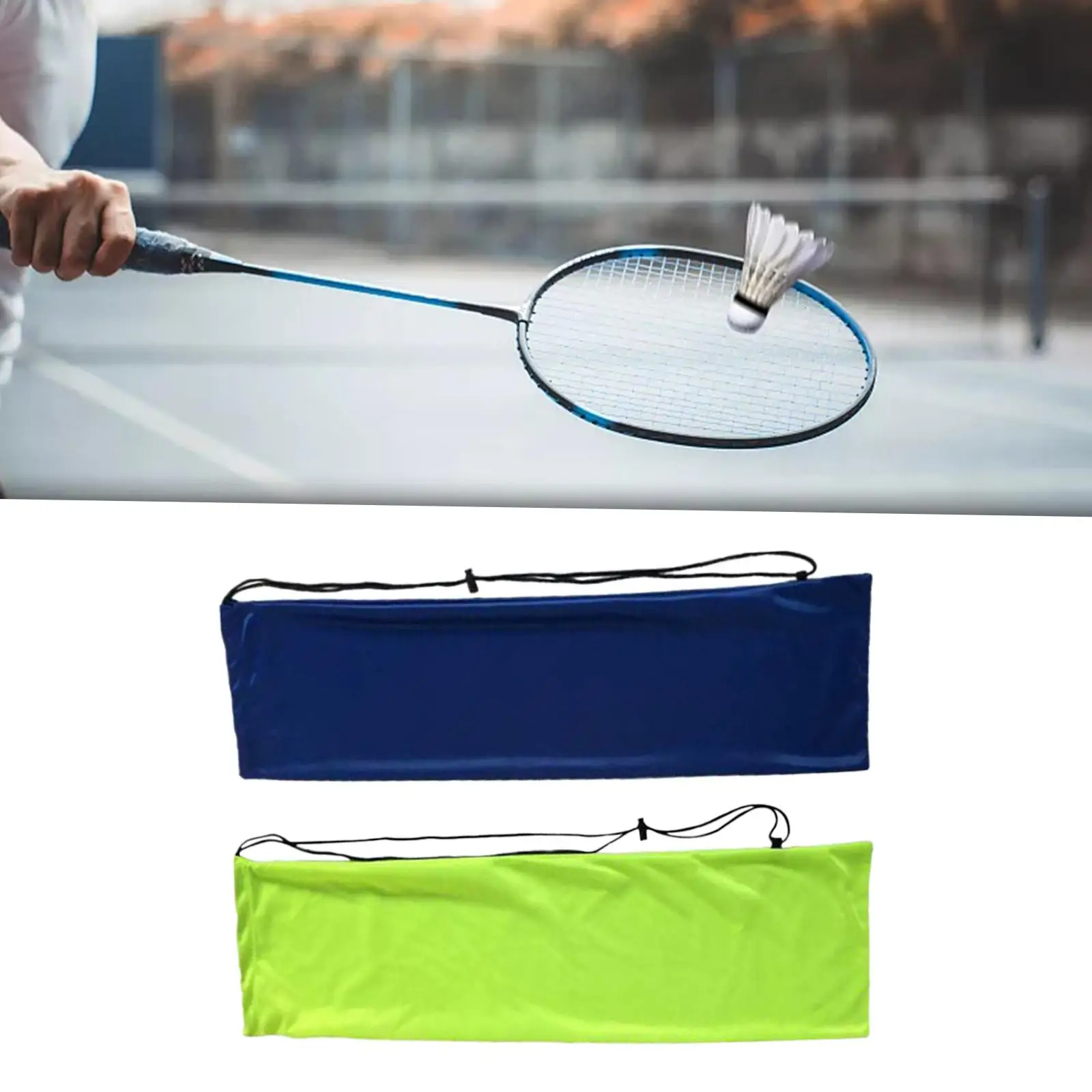 Badminton Racket Bag Flannel Protective Case for Badminton Players Women Men