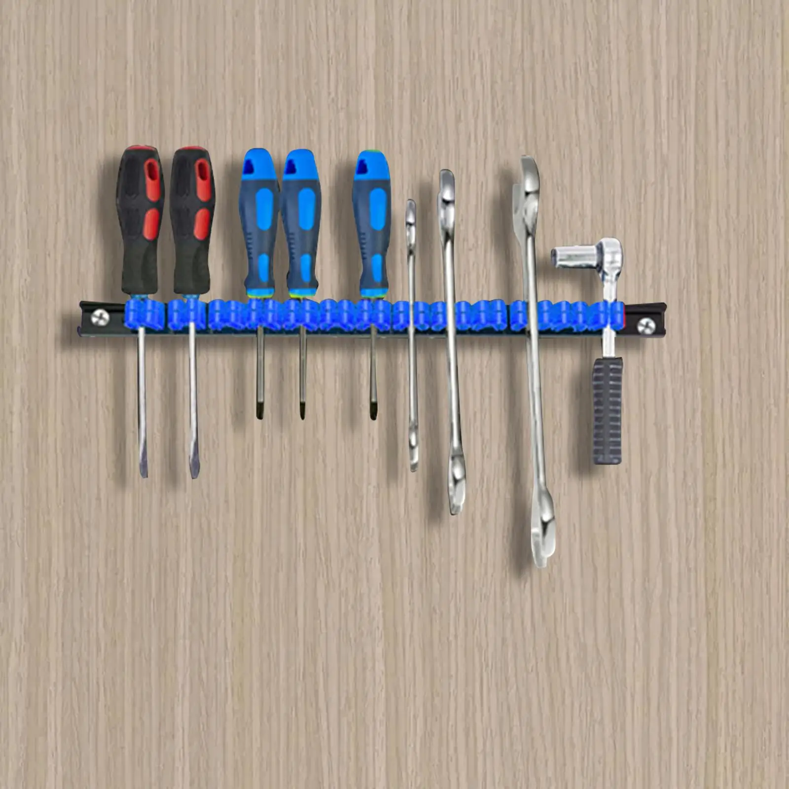 Wrench Screwdriver Tools Organizer Rack Tools Holder Shelf Garage Wrench Storage