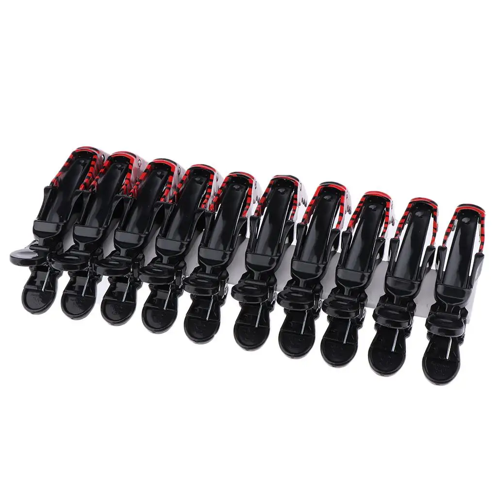 - Set of 10 Pro Styling Hair Clips for Thick Wave Curly Hair, 11x3.5cm - A, as described