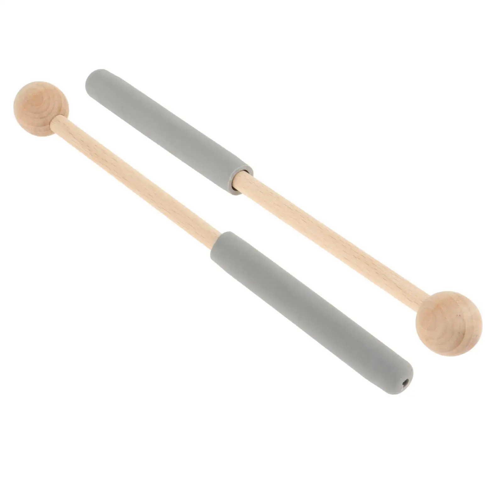 Wooden Marimba Mallets Xylophone Percussion Bell Non Slip Handle Wooden Head Professional