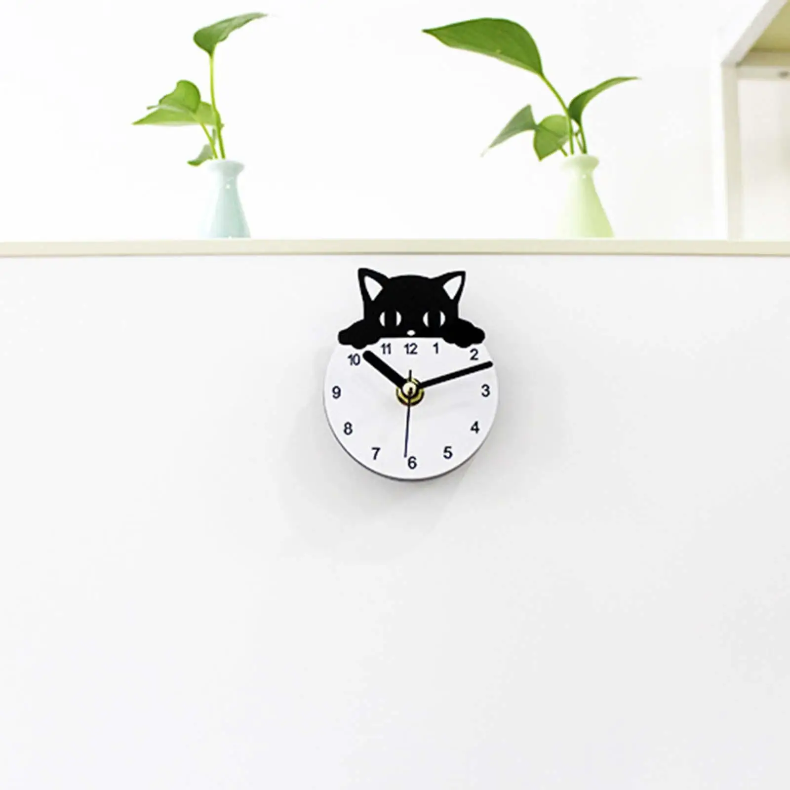 Cute Fridge Magnet Clock Home Decor Magnetic Sticker Refrigerator Magnets Fridge Clock Decorative Magnet Wall Clock