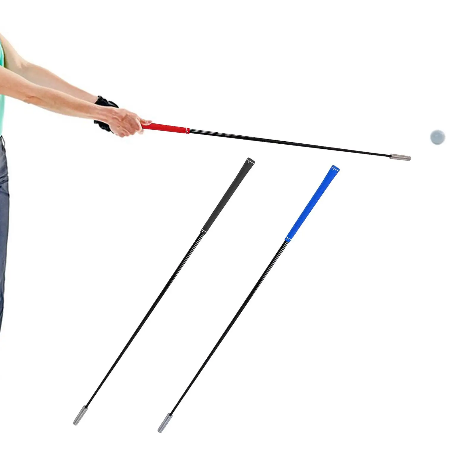 Golf Swing Grip Trainer Practice Speed Training Warming up Stick Position Correction Tool for Practice Golf Club Unisex Strength