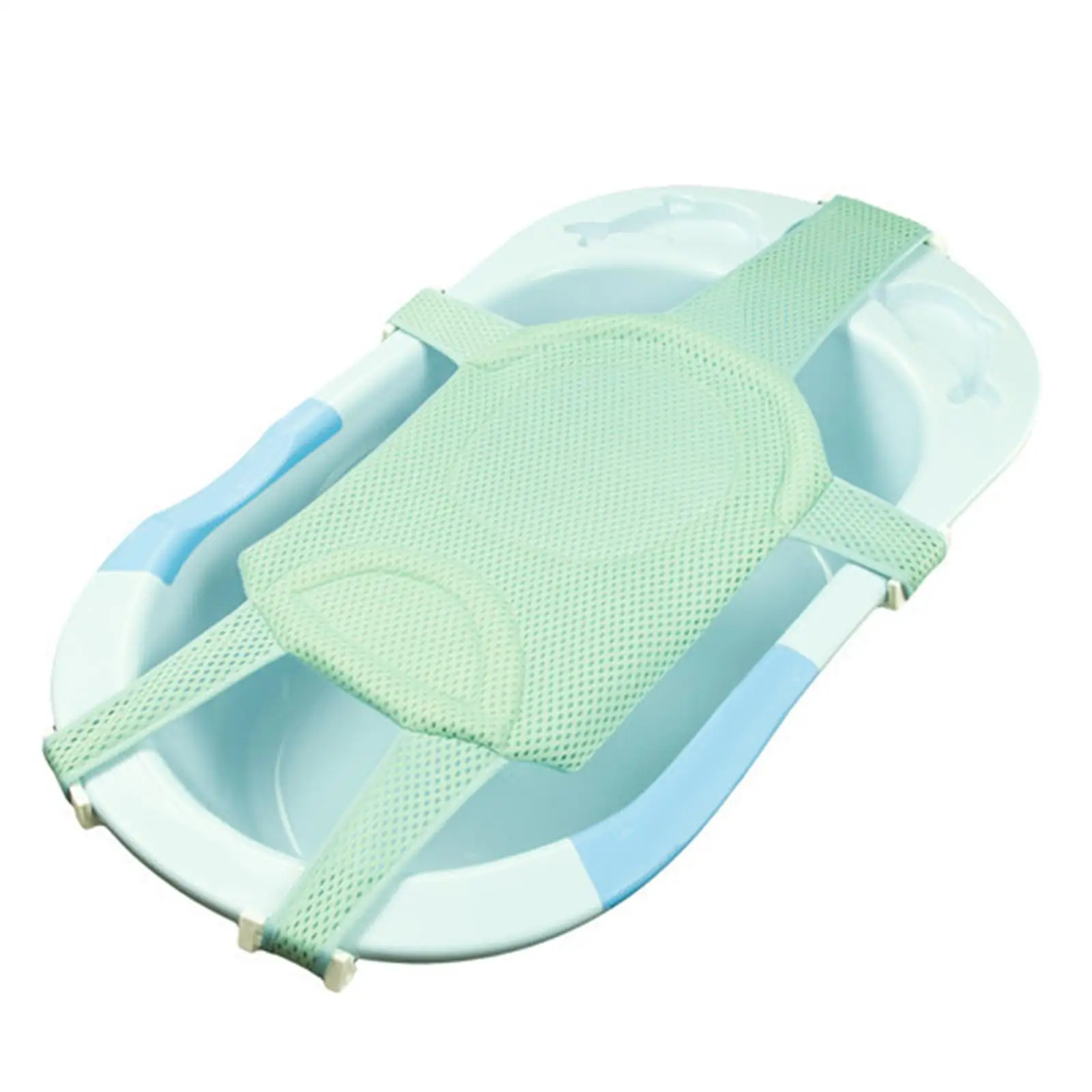 Anti  Bath Seat Support Bathtub  Seat Cushion Mat Accessories Adjustable  Mat for Bathroom 0-18 Months Toddler Newborn