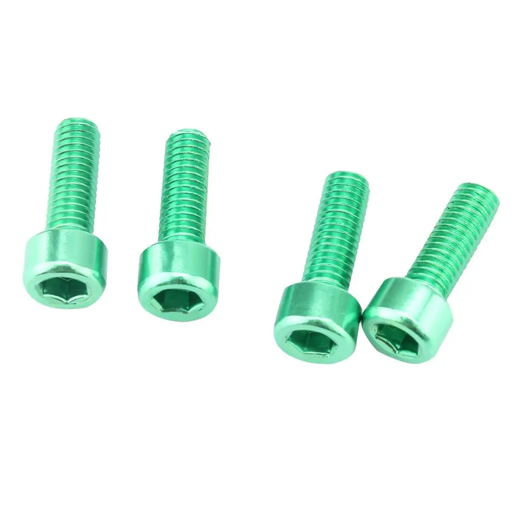 16Pieces Aluminum Alloy Bike Water Bottle Cage Holder Bolts Screws 