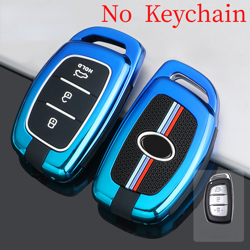 Nuova custodia per chiave a distanza per auto in lega Shell per Hyundai Tucson Sonata Santa Fe Elantra Accent Solaris Verna ix25 ix35 i20 i30 i40 - S4f16df7db1db4c31a35adf36aee576f1l