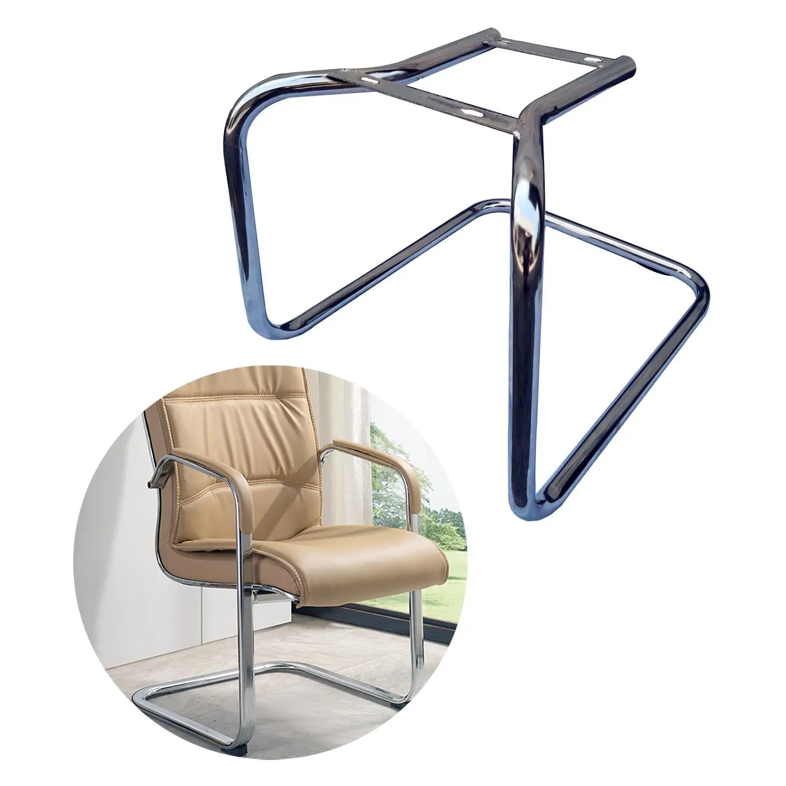 Heavy Duty Furniture Accessories Steel Cantilever Chair Base for Game Chair Office Chair Computer Chairs Cantilever Chair