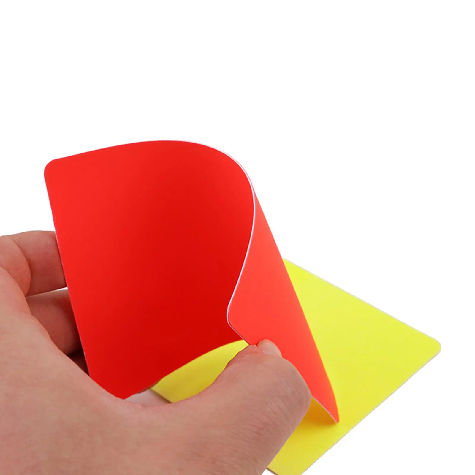 2Pcs Referee Penalty Cards Referee Accessory Case Judge Cards Warning Referee Card Set for Basketball Youth Gift Adult Sports