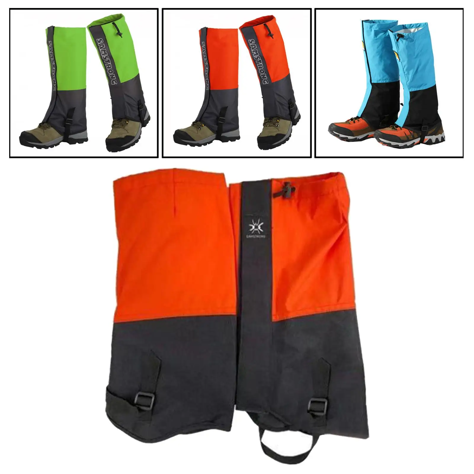 Hiking Gaiters Lightweight Leg Gaiters Snow Gaiters Waterproof Windproof Durable Leg  