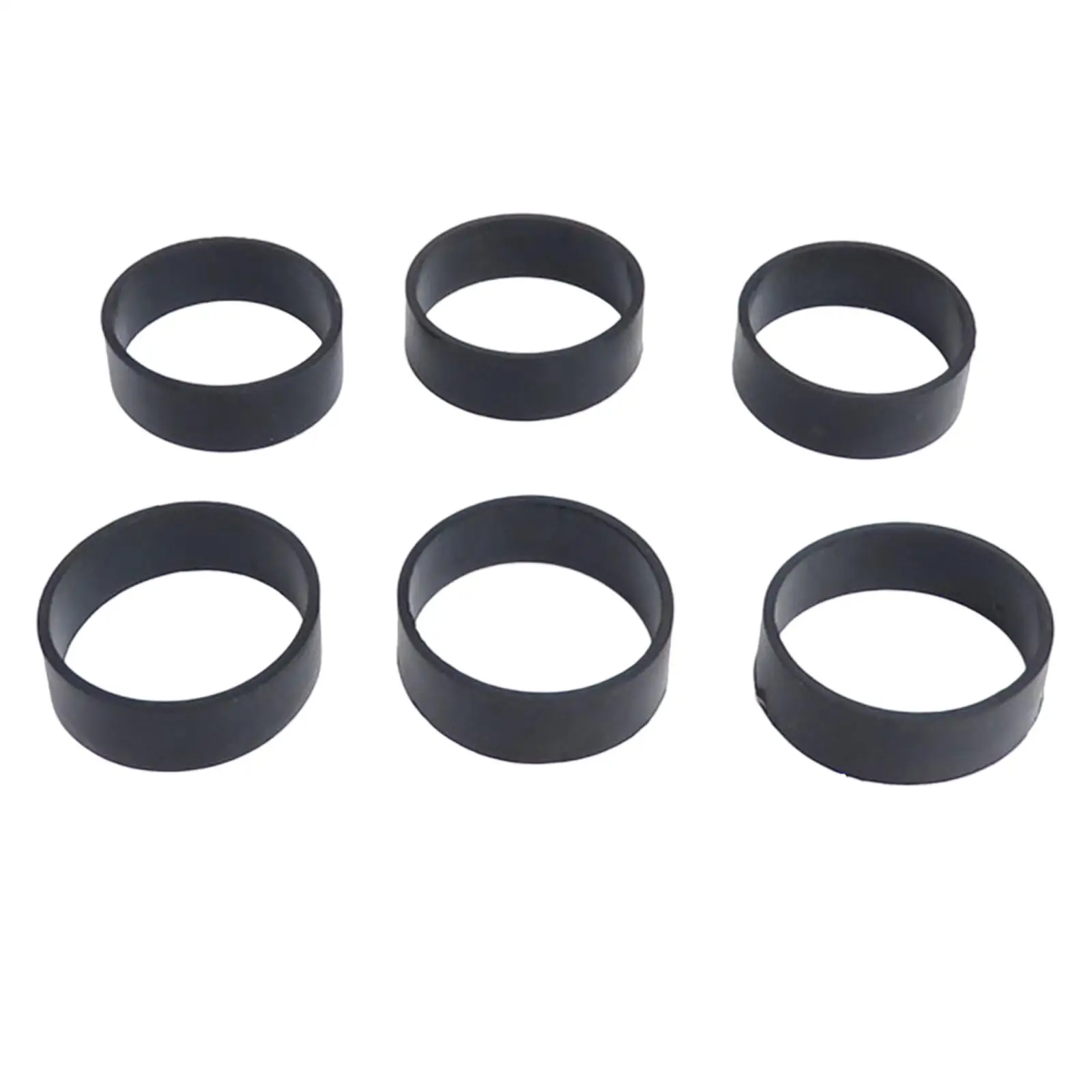 6Pcs Rubber Fixed Rings for Scuba Diving Webbing Dive Weight Belt Underwater Tank Backplate Strap Outdoor Backpack Harness