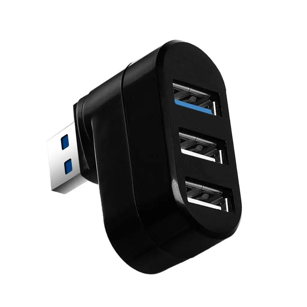 USB 3.0 USB 2.0 HUB Adapter USB Hub Splitter for Laptop PC Black