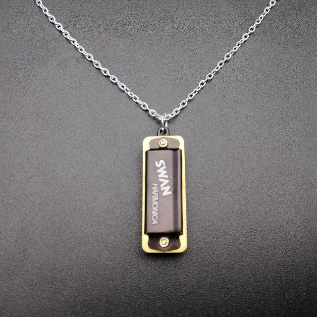 SWAN　HARMONICA　ハーモニカ　ネックレス　2個セット　極めて珍しい SWAN HARMONICA ハーモニカ ネックレス 2個セット 極めて珍しい