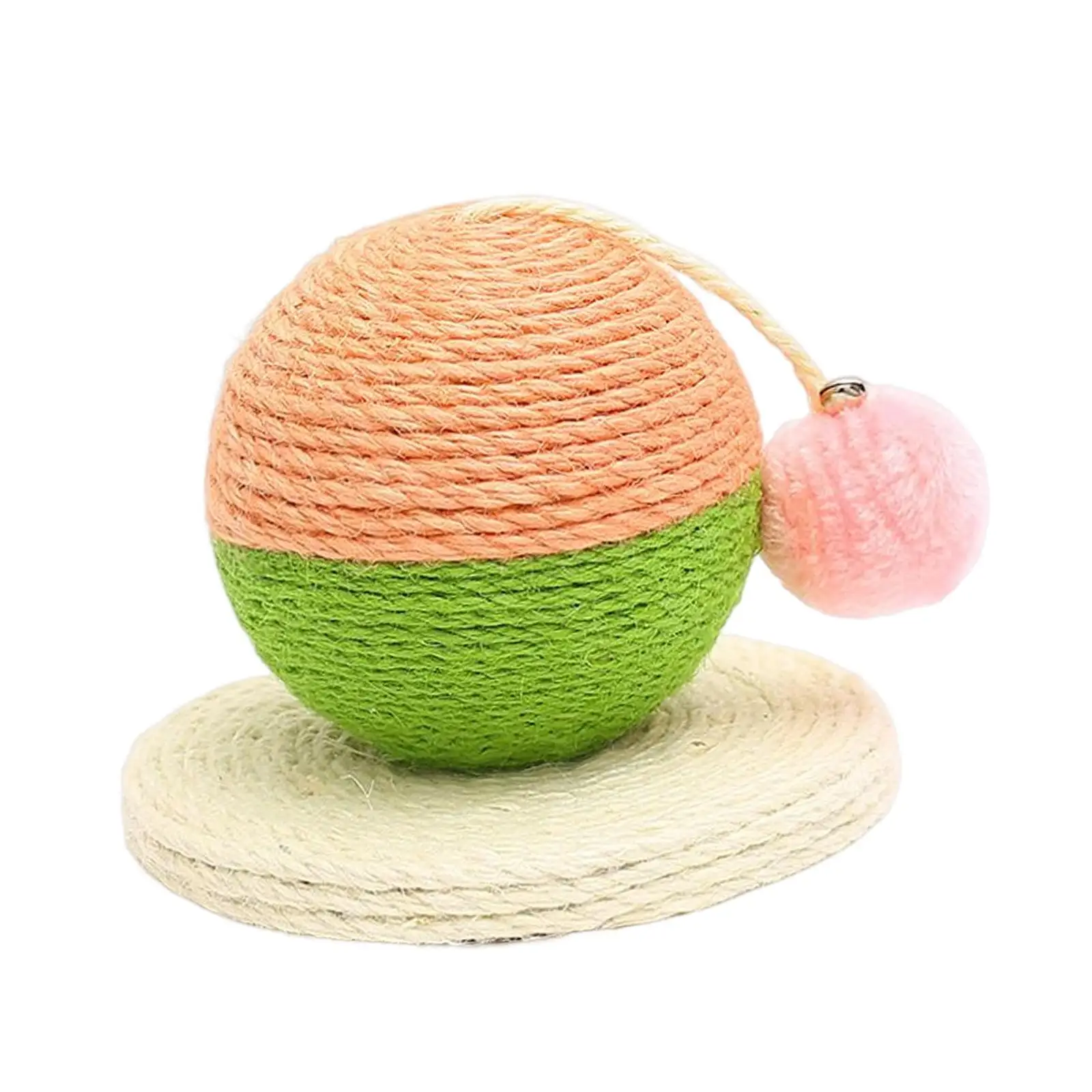 Cat Scratcher Ball Exercise Interactive Toy Claw Grinding Climbing Sisal Scratching Toy for Rest Training Indoor Cats Sleeping