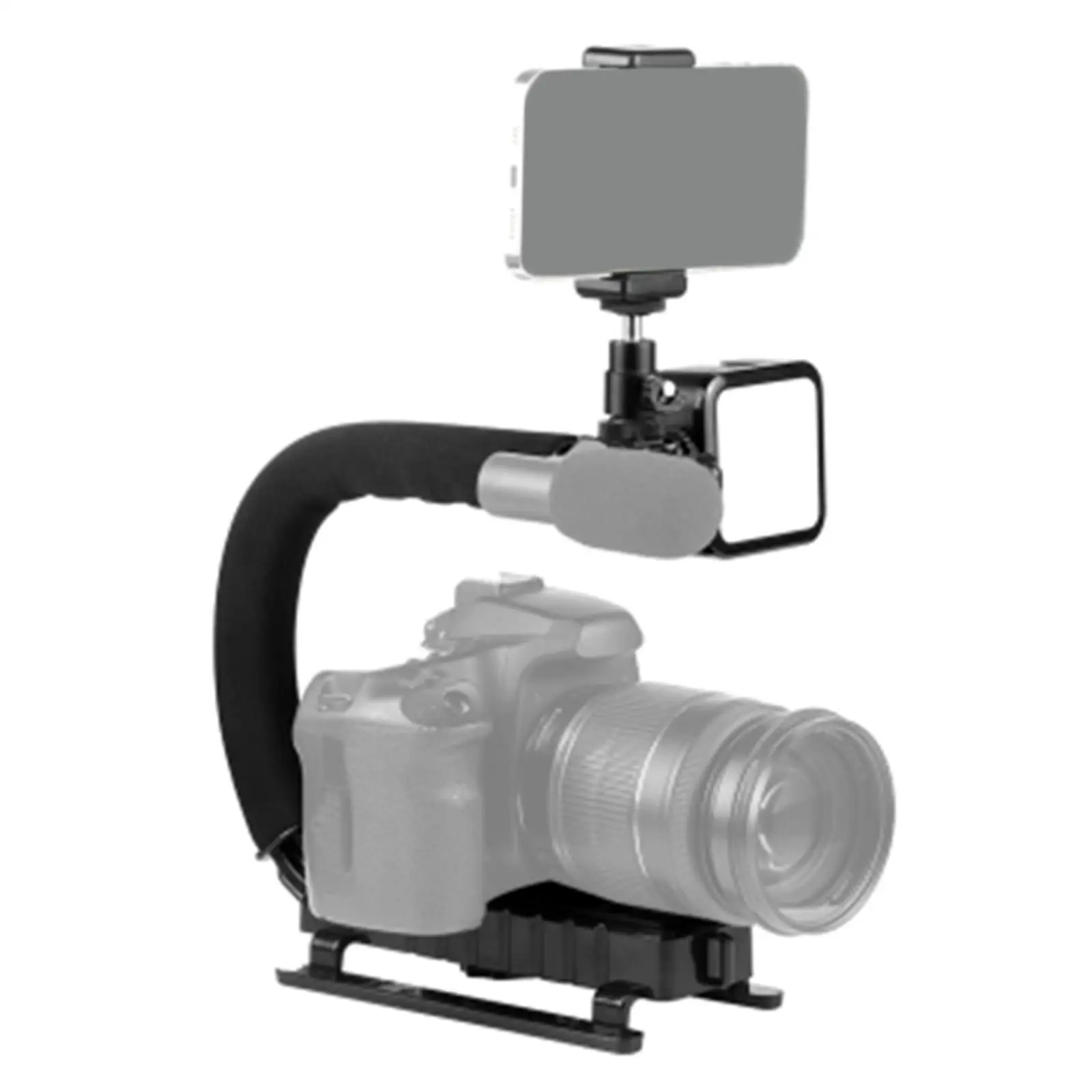 C Shape DV Bracket Stabilizer LED Fill Light Kit for All Slr Cameras and Home DV Camera