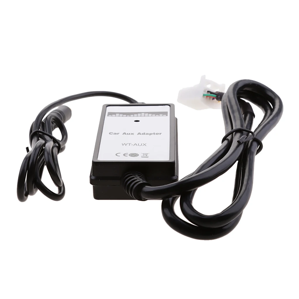 Car Charger MP3 Player Radio Interface AUX in 6+6Pin Adapter For        