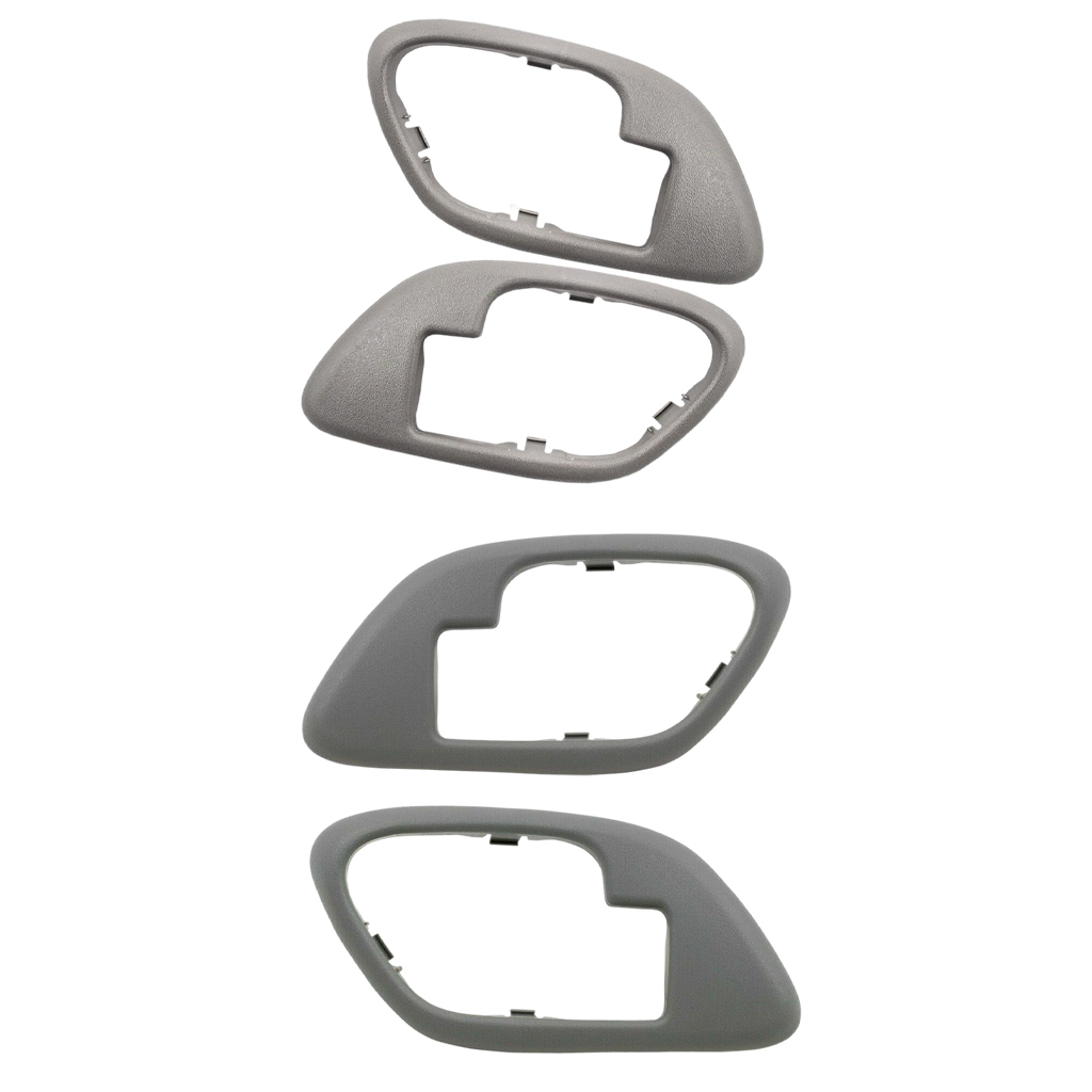 Interior Inside Inner Gray Door Handle Trim Bezels Replacements 15708080 for Chevrolet C1500 Suburban C2500 C3500