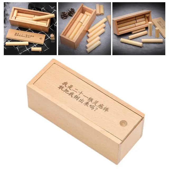 VGEBY Casse-tête en bois Jeu de puzzles intelligents à emboîtement jouet en  bois adulte casse-tête jouet puzzle serrure jouet - Cdiscount Jeux - Jouets