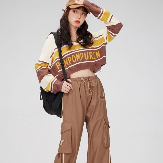 2023 Y2k Oversize Jogging Pants Women Techwear Sweatpants Clothes Vintage  Parachute Cargo Capris Streetwear Fashion Trousers - AliExpress