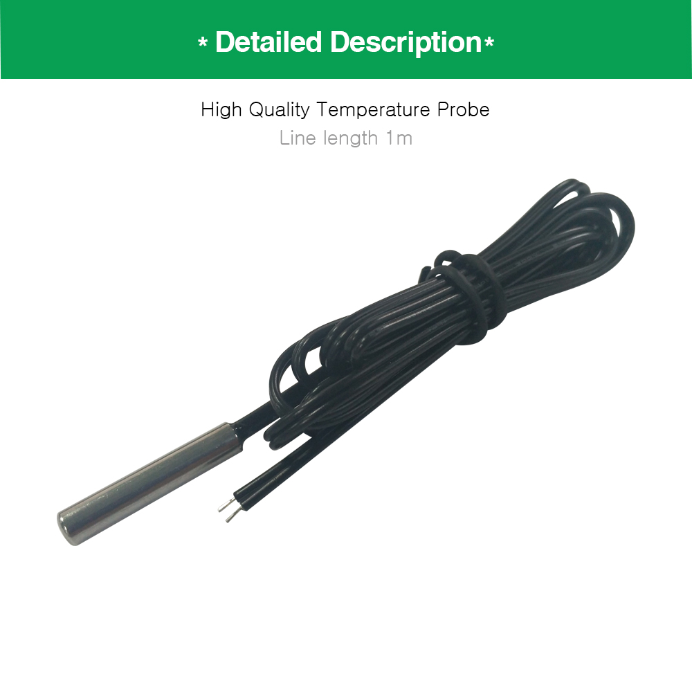 STC1000 LED Digitaler Temperaturregler AC110-220V Relais-Temperaturregler-Thermostat mit NTC-Sensor für Heizung, Gefrierschrank, Kühlschrank – Detail 9