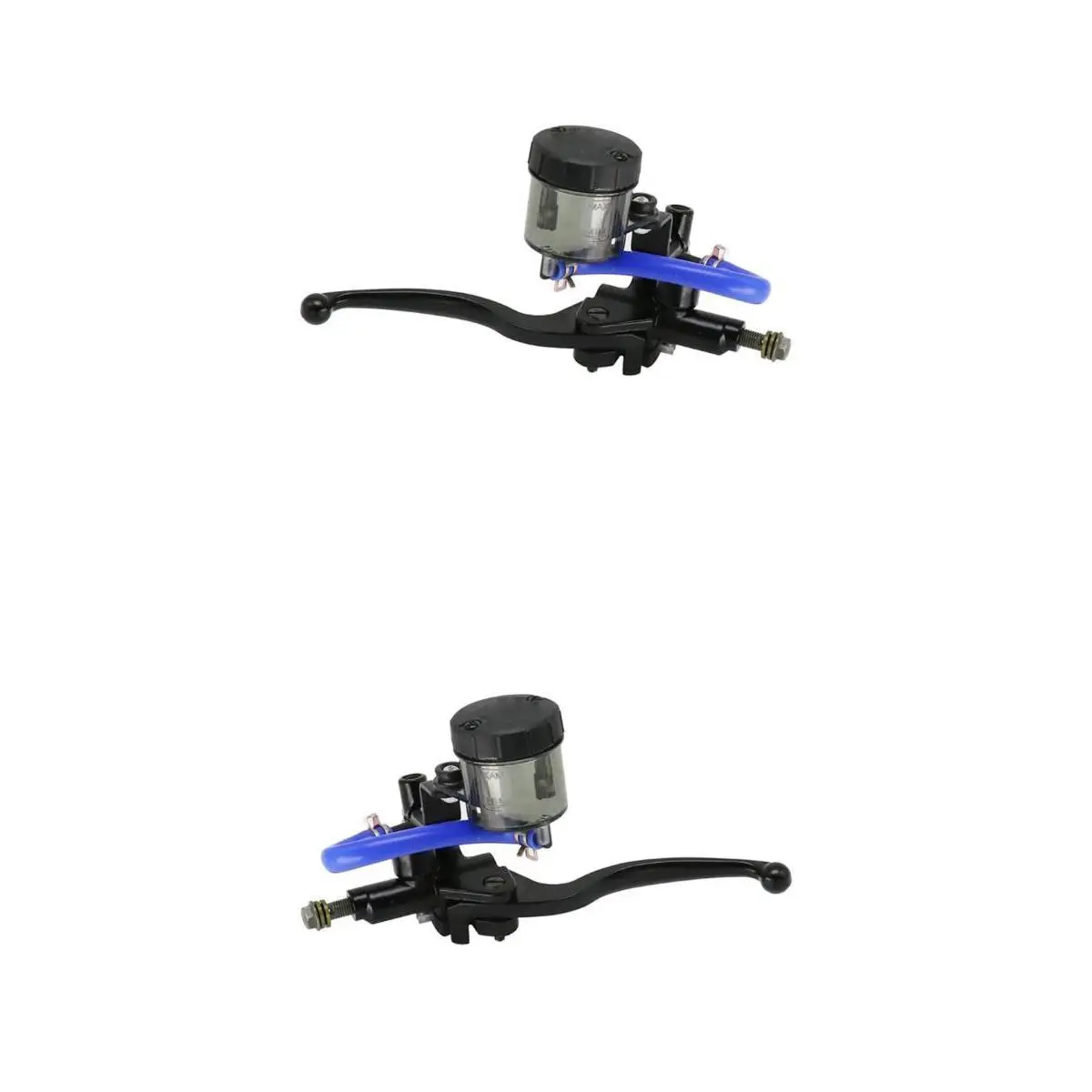 2 Hydraulic Brake Clutch Master Cylinder Lever Set Fitting New