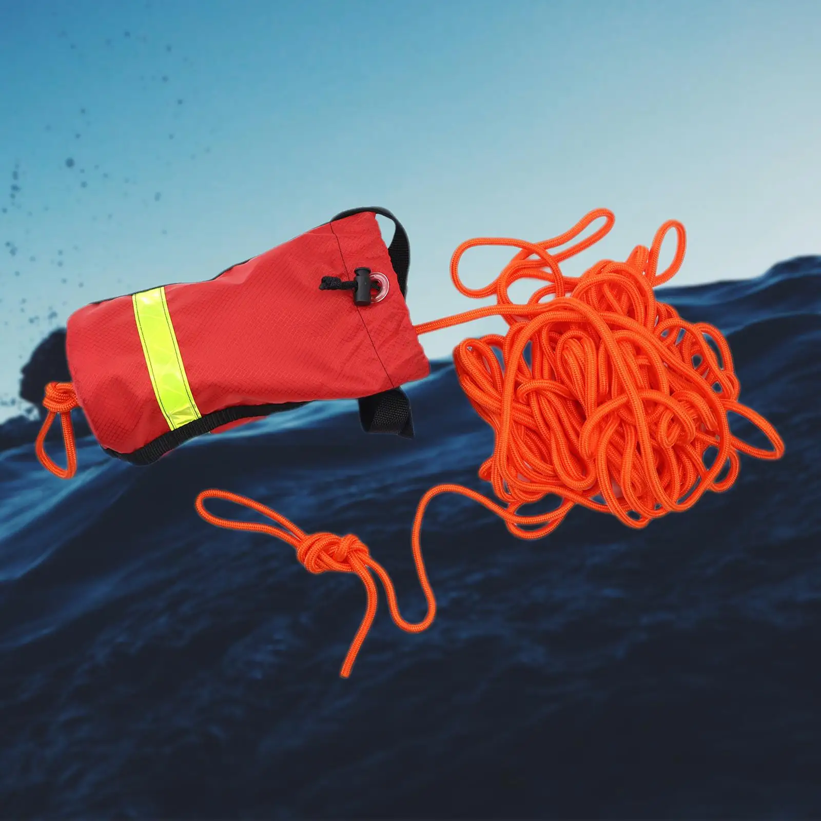 101.7ft Floating Throwable Rope Emergency Marine Equipment Accessories Boat