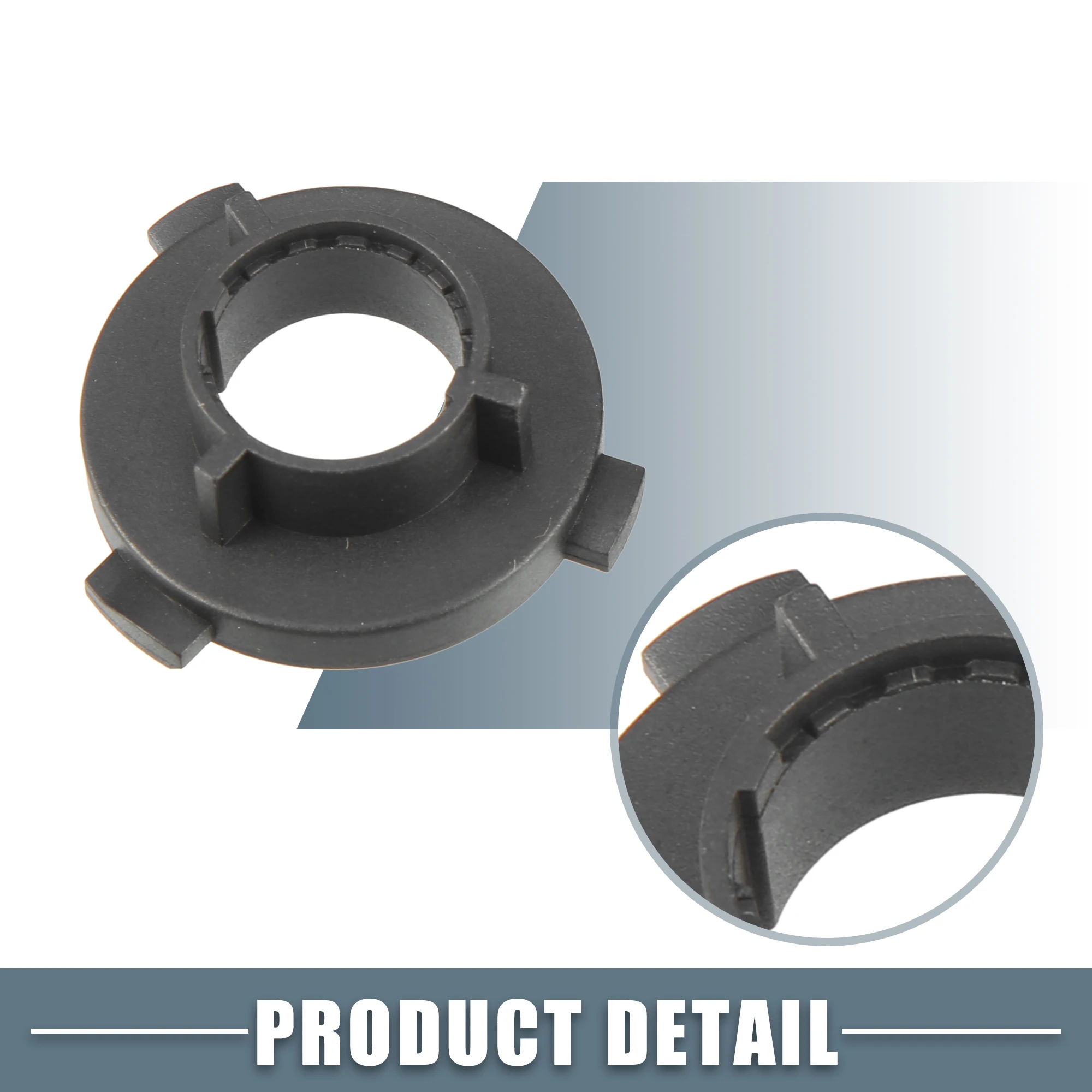 Adaptador plástico negro compatible con determinadas aplicaciones LED H7