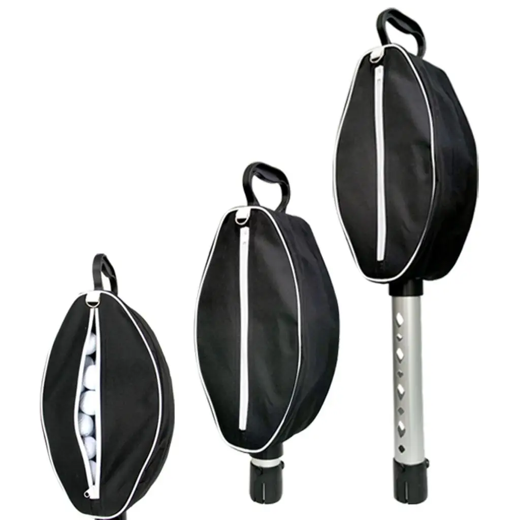 Durable Golf Shag Bags Telescopic Balls Retriever Range Picker Catcher