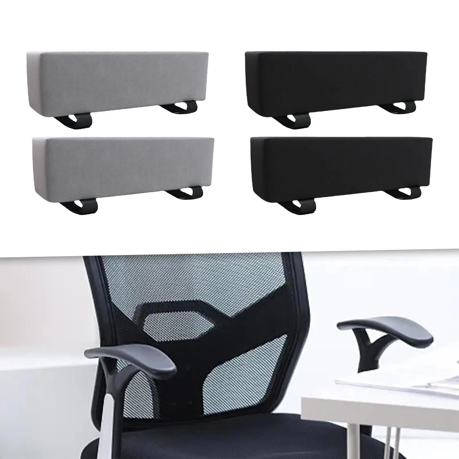Chair Armrest Pad Chair Arm Rest Pillow Thickened Comfortable Washable Multifunction Memory Foam Portable for Home Gaming Chair