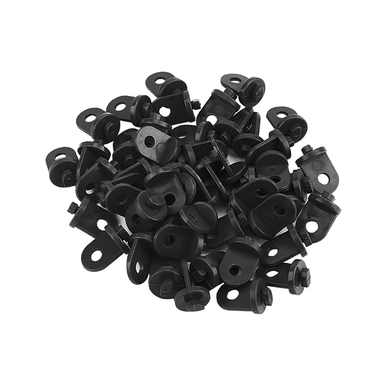 50x Greenhouse Plants Hook Hanger Twist Clips Accessories for Pots Insulation Netting Shading Tomato Hanging Flower Baskets