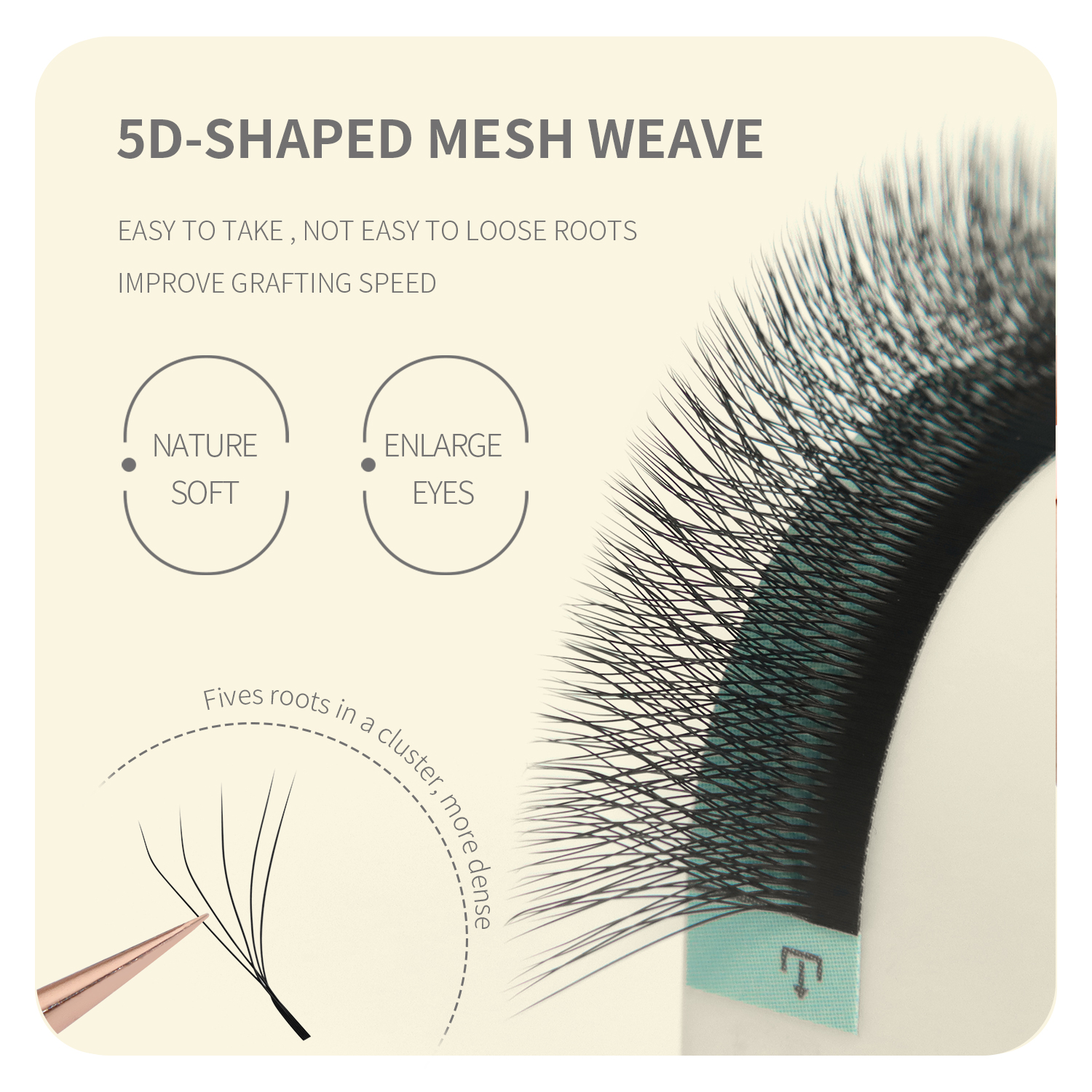 Best of ANNAFRIS 4D 5D W Shape Eyelash Extension Handmade 12line / Tray Premade Volume Fans Clover W Lashes Reviews & Tips - Image 3