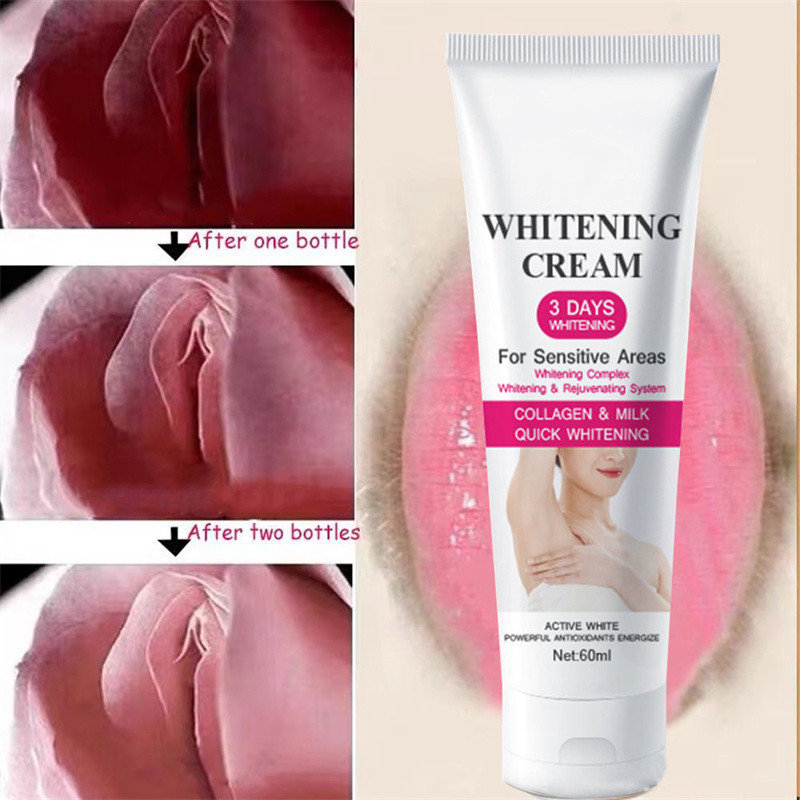 Best of Instant Body Whitening Cream Intimate Areas Underarm Knee Buttocks Private Bleach Improve Dull Nourish Brighten Skin Care Reviews & Tips