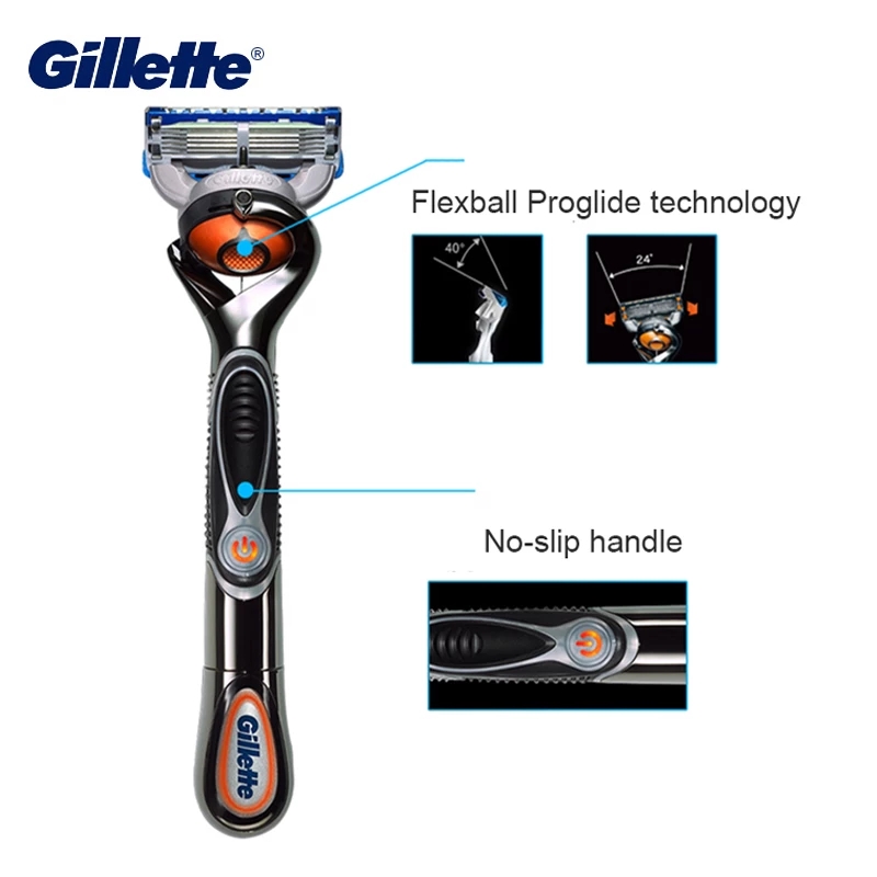 Best of Original Gillette Fusion 5 Razor Power Proglide Shaver Man Manual Shaver Flexball Beard Precision Clean Safety Straight Shaving Reviews & Tips