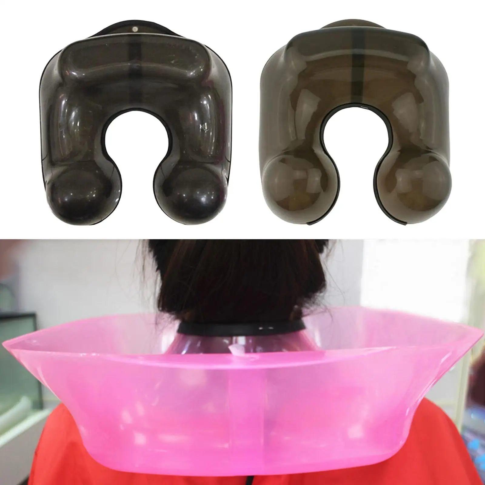Salon Hairdressing Neck Tray Perm Hair Dyeing Perming Cistern for Barber