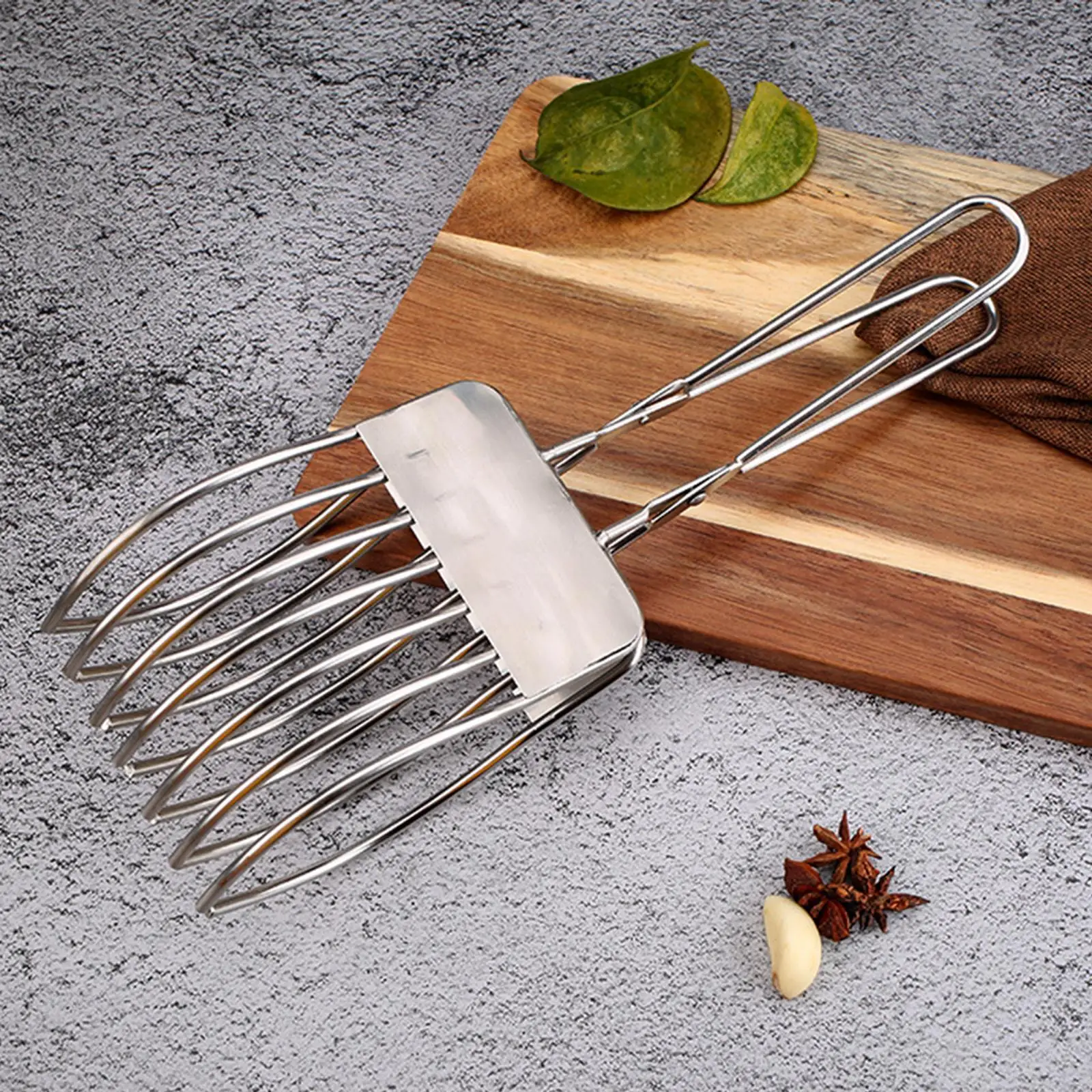 Slicing Kitchen Gadgets Serving Tongs Buffet Tongs Onion Tomato Holder Roast Beef Tongs for Fruits