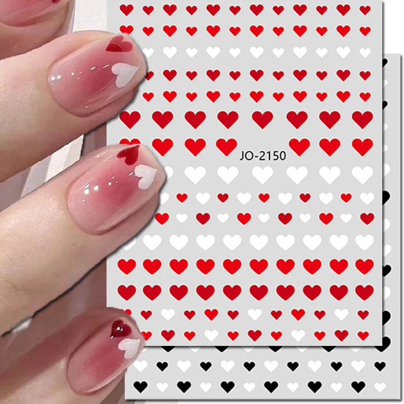 Best of 3d Nail Art Decals Love Hearts Tulips Flowers Adhesive Sliders Nail Stickers Decoration For Nail Tips Beauty Reviews & Tips