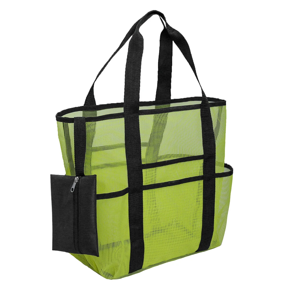 Portable Durable Large Mesh   Handbag Swimming Organizer Sand Away