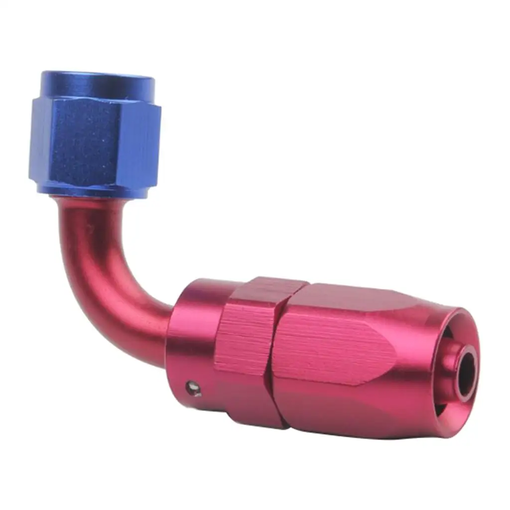 AN 6 Elbow 0 45 90 180 Degree Universal Reusable  AN6 Hose End Fitting