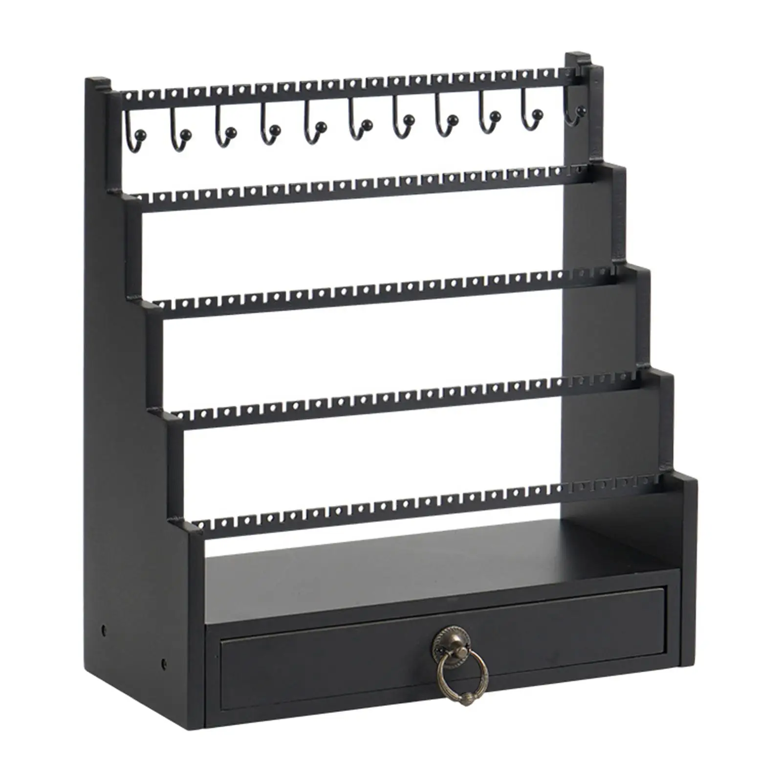 Jewelry Organizer Stand with Drawer Storage Earring Holder Jewelry Towers