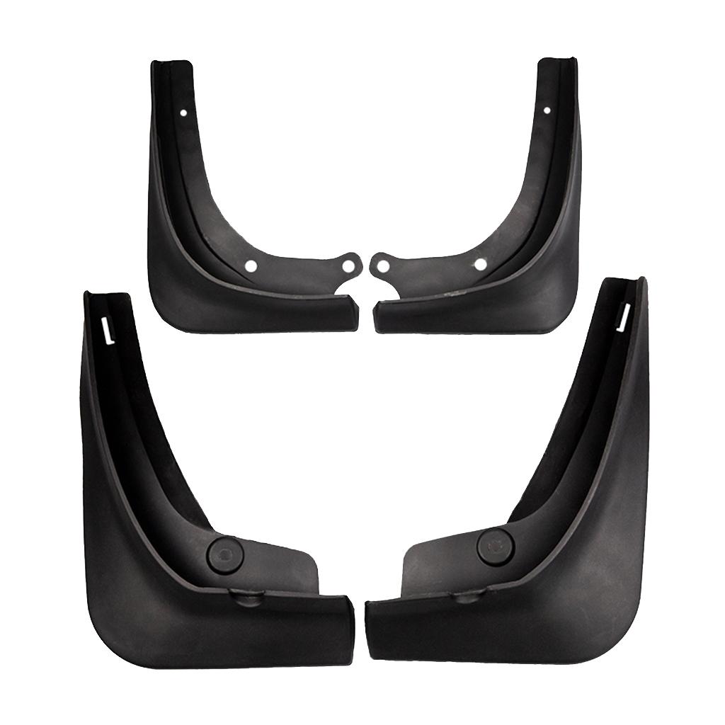 4Set Guards Mud Flaps Mudflaps   2016-2019, Black