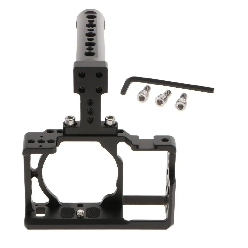 Camera Video Holder Mount Stabilizer Cage with Hanlde for  A6000 A6300 -6000 -6300