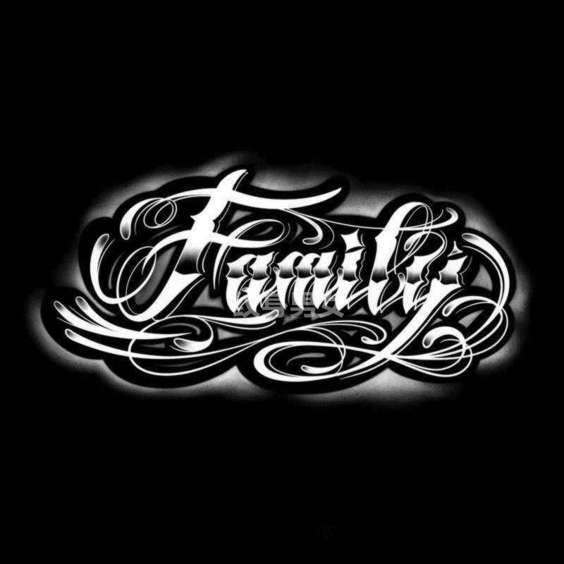 Familie Brief Tattoo Aufkleber Dauerhafte Fake Tattoo für Frau Mann Arm Temporäre Tattoo Punk Kunst Faux Tattoos Wasserdicht Tatuajes – Detail 4
