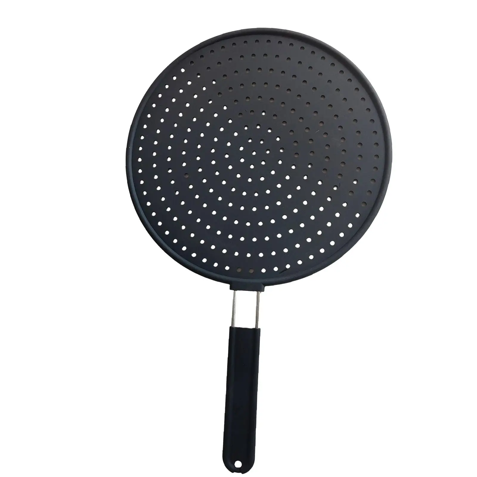 11.02`` Silicone Splatter Screen Multi Use Heat Resistant Drain Board Splatter Lid Food Tray for Restaurant Kitchen Cooking Pot