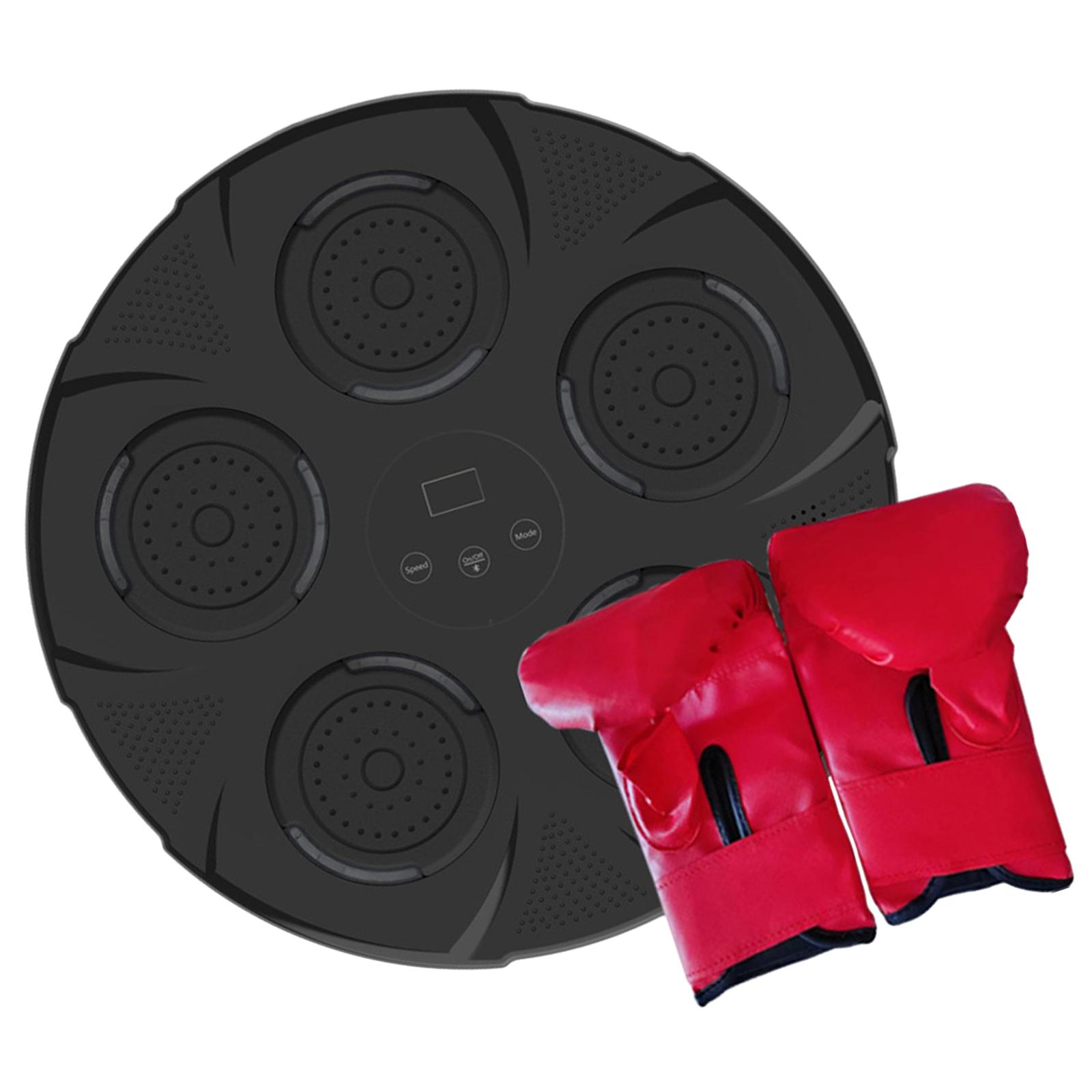 Boxing Machine Music Boxing Wall Target with Boxing Gloves Punching Pad for Home Kickboxing Strength Training Karate Sports