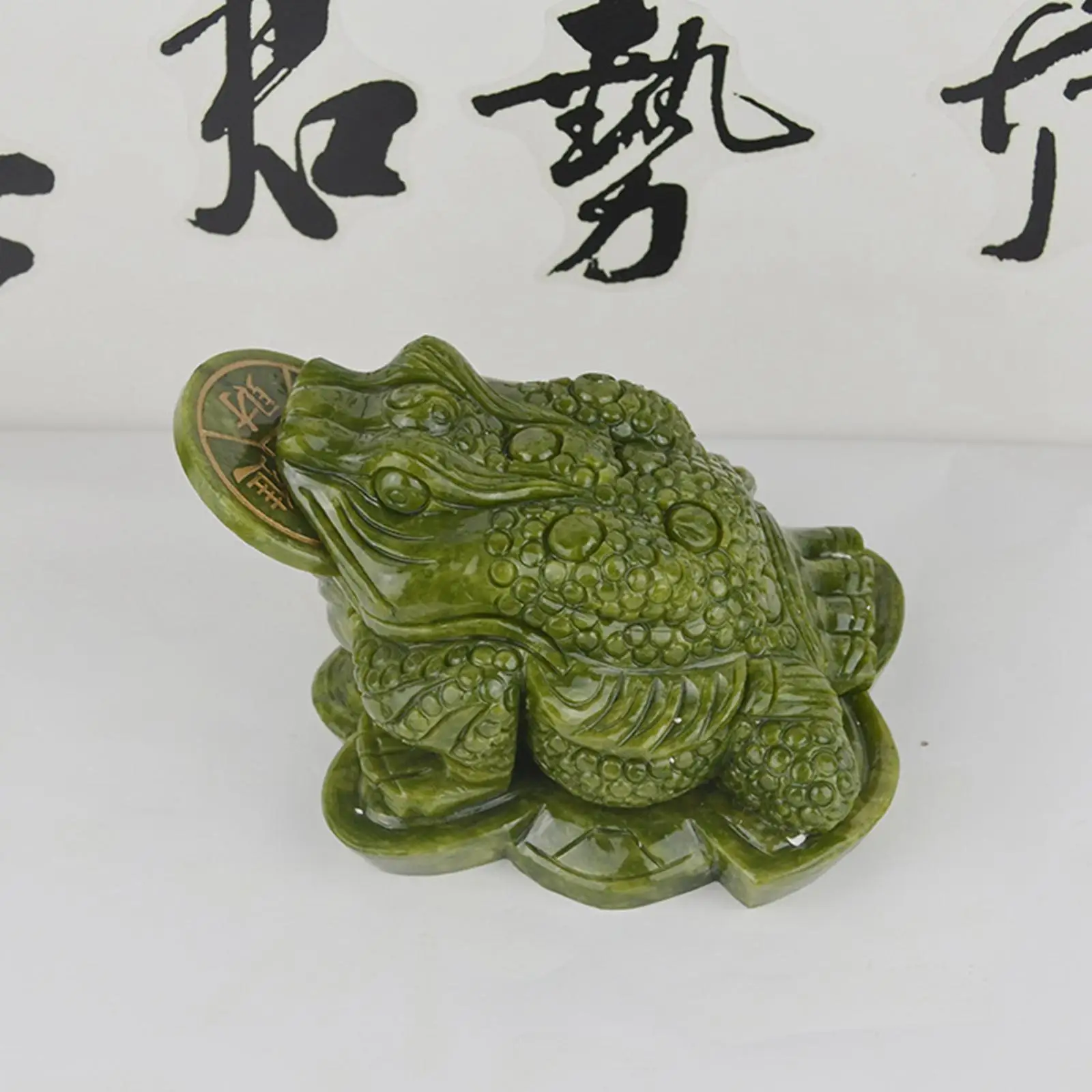 Feng Shui Ornament Chinese Toad fortune Small for Shop Office Desktop Decor