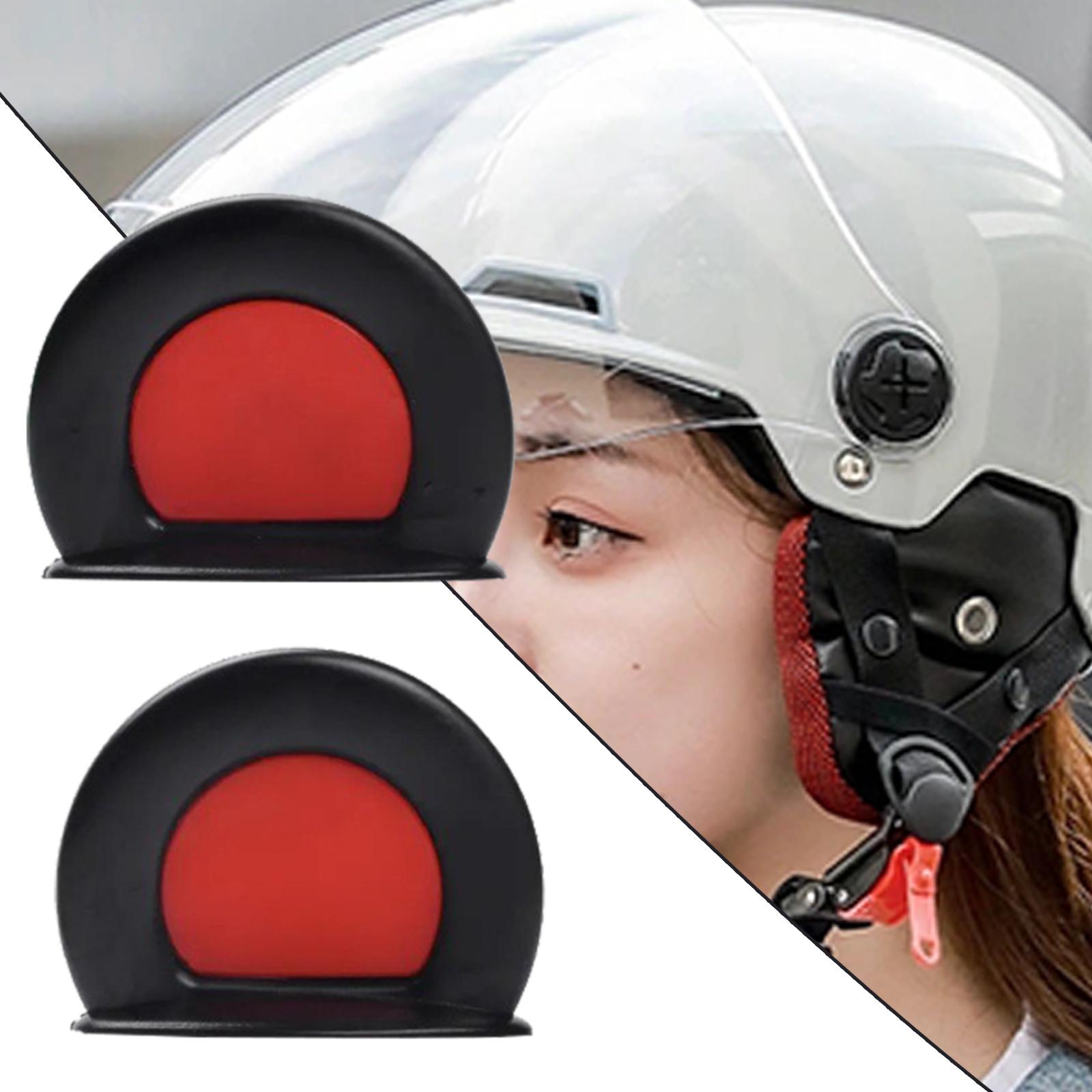 Lovely Motorcycle Helmet Ears Snowboard Helmet Decor bear Ears Scooter Adhesive TPU Helmet Accessory for Adult Kids