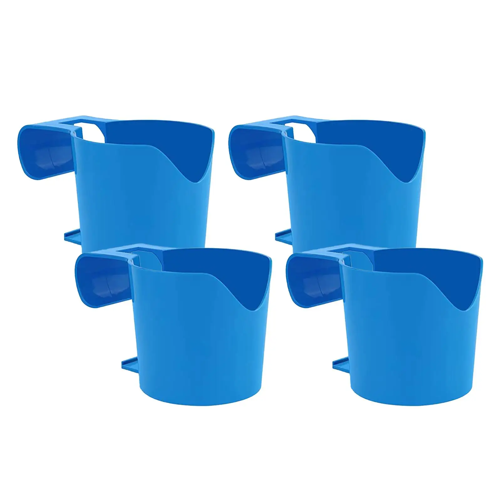 4x Poolside Cup Holders for above Ground Swimming Pool Multifunctional Shelf