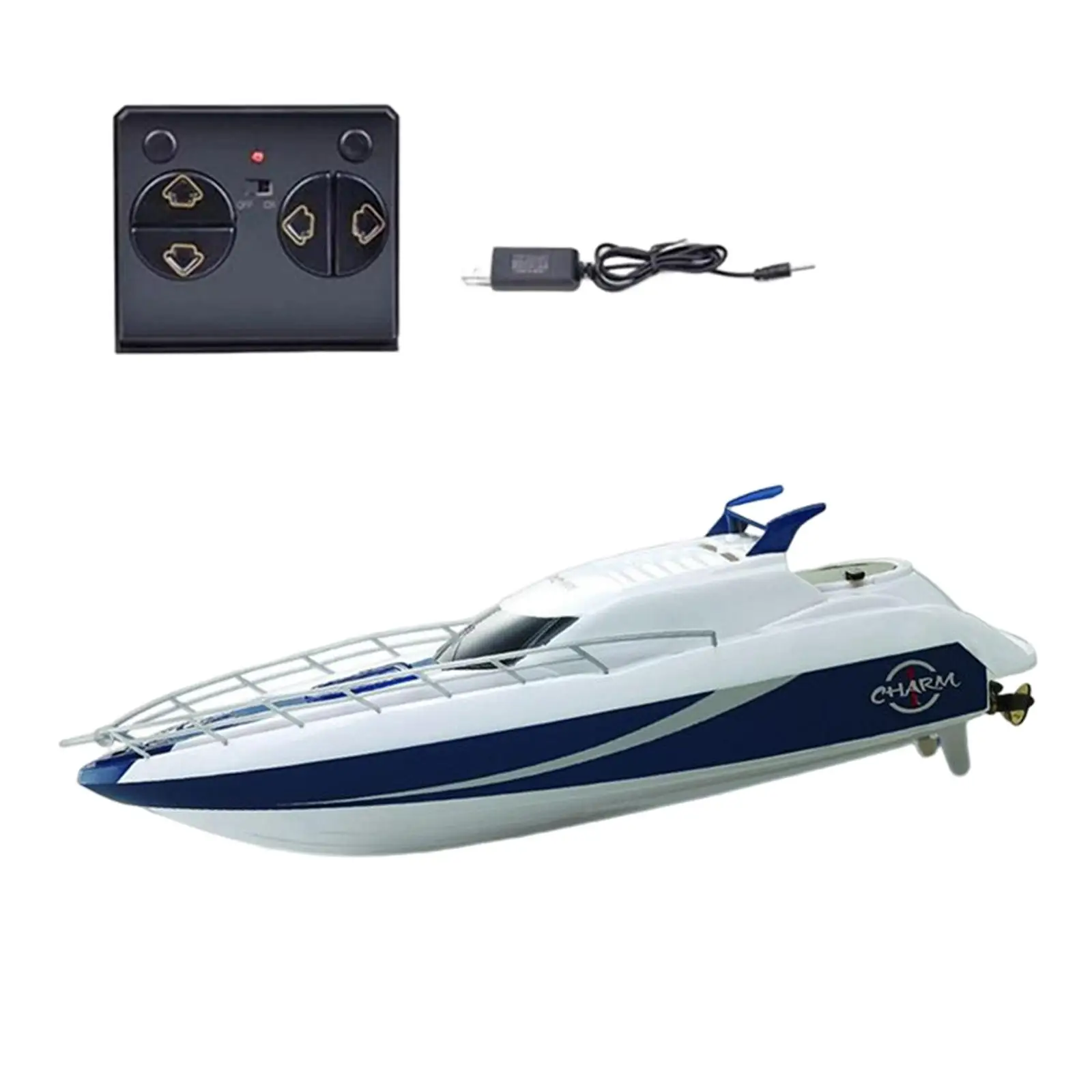 Remote Control Boat Toy Water Toy Boat RC Boat Warship Model USB Rechargeable for Adults Beginner Boys Kids Birthday Gifts