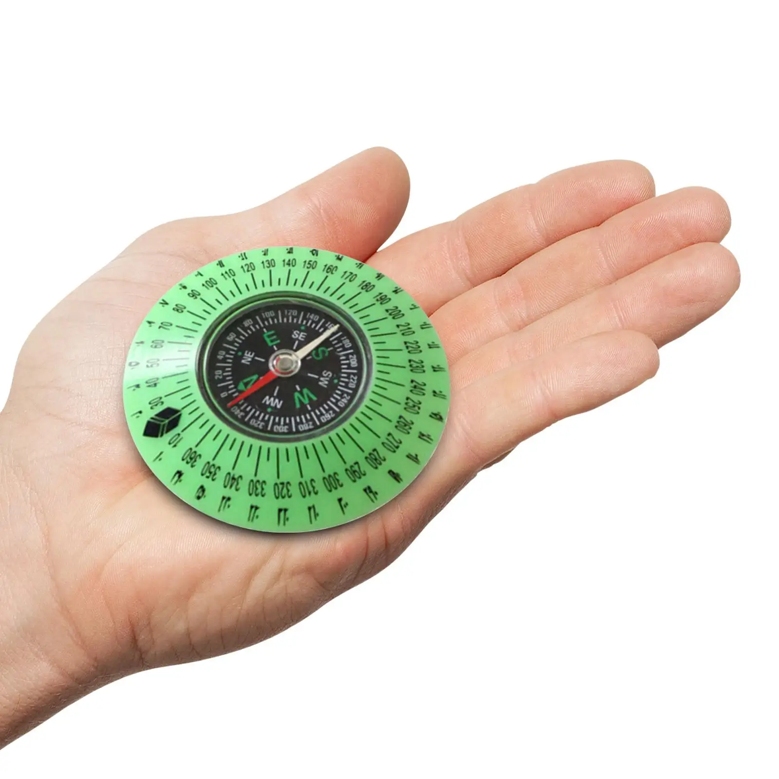Qibla Find Compass Pocket Portable Mecca Kaaba Small Makkah Qibla Direction Compass for Hiking Outdoor Backpacking Gadget Gift